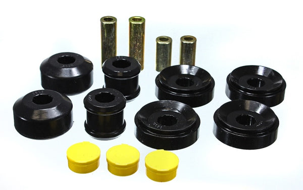 Energy Suspension 10 Chevy Camaro Black Front End Control Arm Bushing Set - Bull Strap