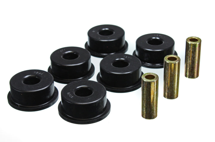 Energy Suspension 10 Chevy Camaro Black Rear Differential Carrier Bushing Set - Bull Strap