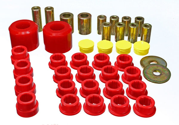 Energy Suspension 10 Chevy Camaro Red Rear End Control Arm Bushing Set - Bull Strap