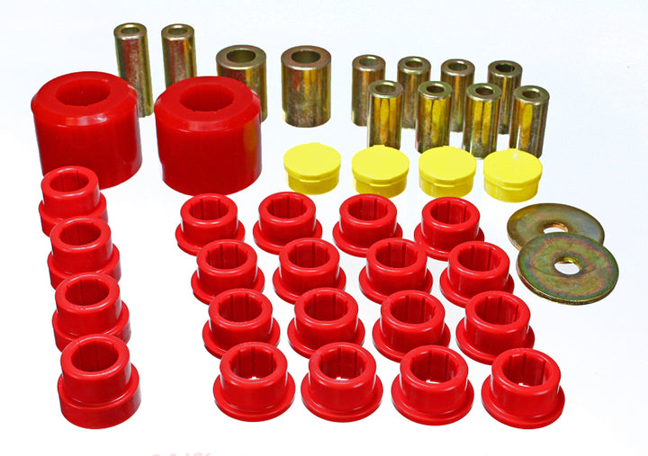 Energy Suspension 10 Chevy Camaro Red Rear End Control Arm Bushing Set - Bull Strap