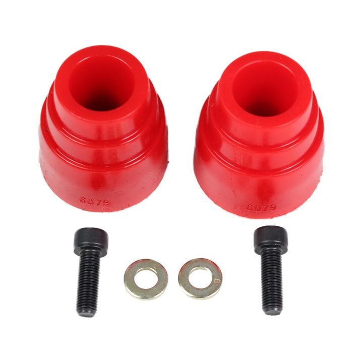 Energy Suspension 1996-2009 Toyota 4Runner Rear Bump Stops (Red) - Bull Strap