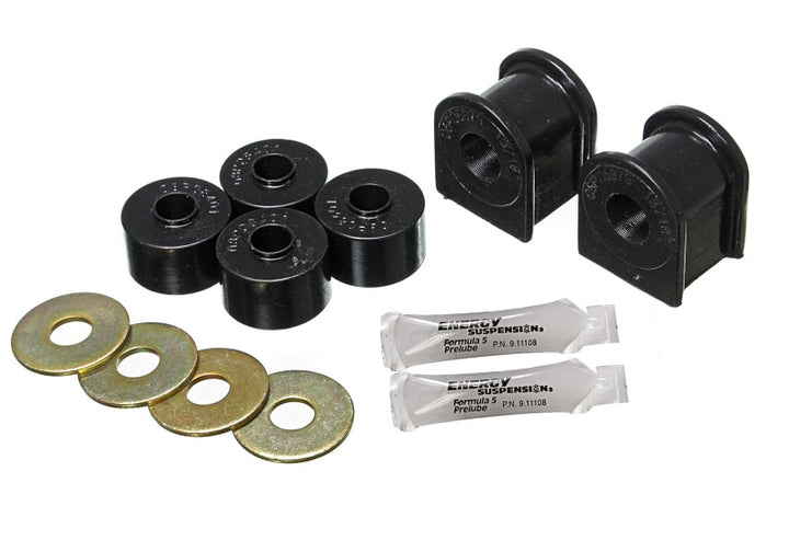 Energy Suspension 2005-07 Ford F-250/F-350 SD 2/4WD Front Sway Bar Bushing Set - 13/16inch - Black - Bull Strap