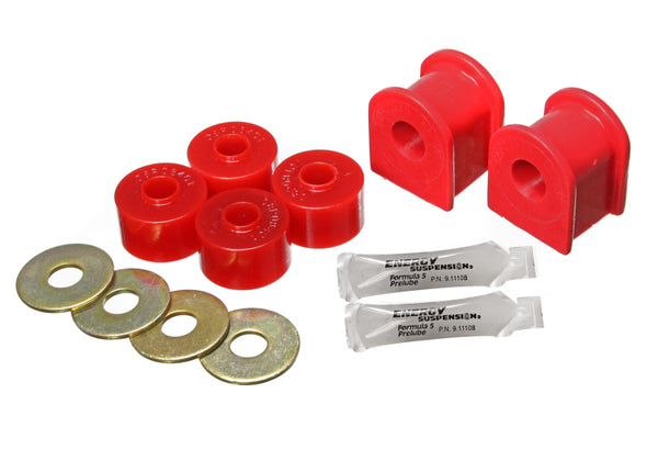 Energy Suspension 2005-07 Ford F-250/F-350 SD 2/4WD Front Sway Bar Bushing Set - 13/16inch - Red - Bull Strap