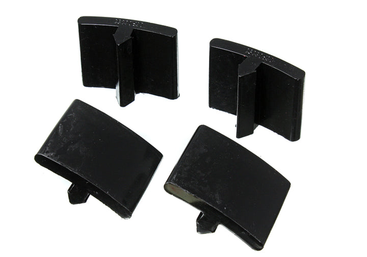Energy Suspension 2005-07 Ford F-250/F-350 SD 2/4WD Rear Axle Bump Stop Set - Black - Bull Strap