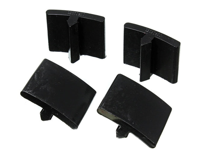 Energy Suspension 2005-07 Ford F-250/F-350 SD 2/4WD Rear Axle Bump Stop Set - Black - Bull Strap