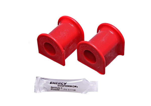Energy Suspension 2015 Ford Mustang 22mm Rear Sway Bar Bushings - Red - Bull Strap