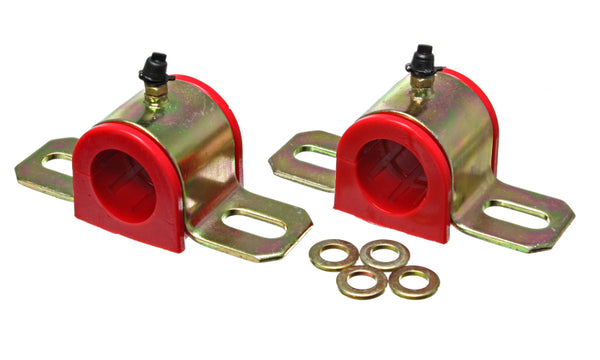 Energy Suspension 32Mm Greaseable S/B Set - Red - Bull Strap