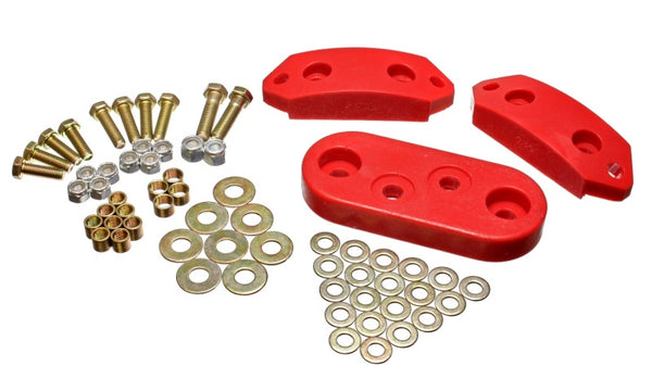 Energy Suspension 61-73 VW Beetle/70-73 Super Beetle Red Motor and Trans Mount Bushings (Inc H/W) - Bull Strap