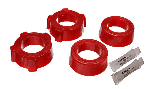 Energy Suspension 69-78 Volkswagen (Air Cooled) Red Rear Spring Plate Bushing Set - Bull Strap