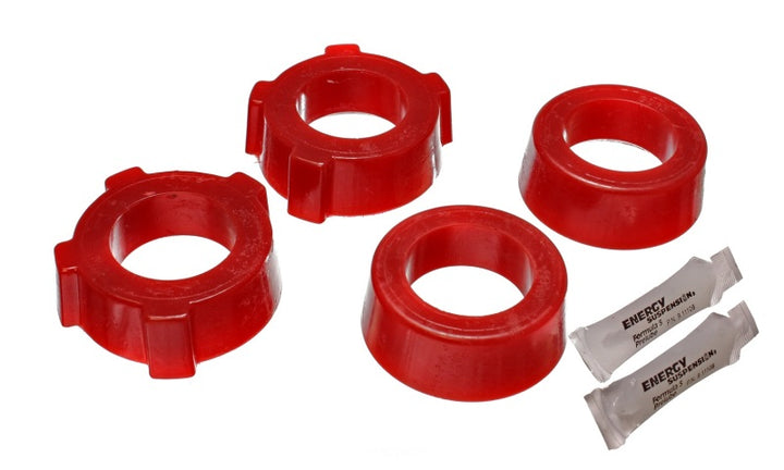 Energy Suspension 69-78 Volkswagen (Air Cooled) Red Rear Spring Plate Bushing Set - Bull Strap