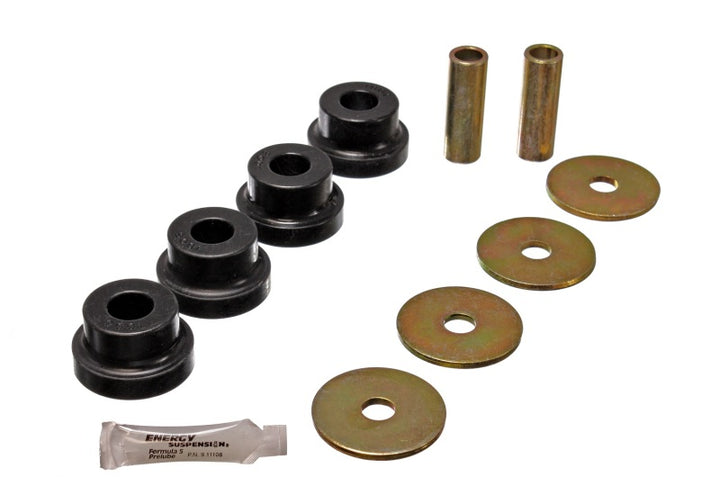 Energy Suspension 70-78 Nissan 240Z/260Z/280Z Black Differential Carrier (Mustache Bar) Bushings - Bull Strap