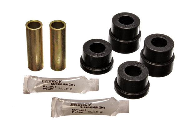 Energy Suspension 70-78 Nissan 240Z/260Z/280Z Black Front Control Arm Bushing Set (Lowers Only) - Bull Strap