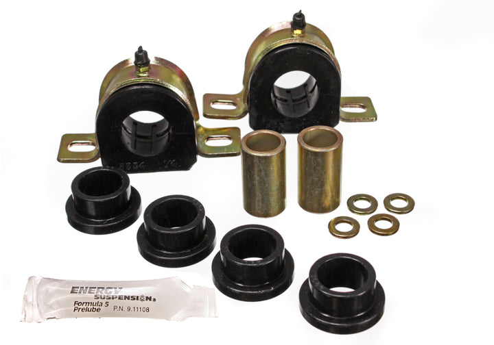 Energy Suspension 73-80 GM K5 Blazer / 73-80 K10/K20/K30 Black Complete Front Sway Bar Bushing Set - Bull Strap