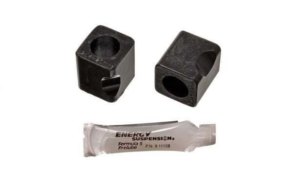 Energy Suspension 74-78 Nissan 260Z/280Z / 79-83 280ZX Black 20mm Rear Sway Bar Bushings - Bull Strap