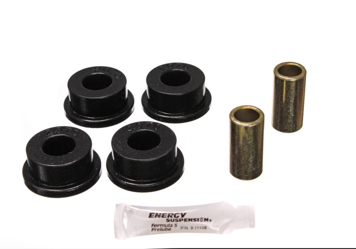Energy Suspension 80-98 Ford F-250 4WD/F350 4WD Black Front Frame Shackle Bushing Set - Bull Strap
