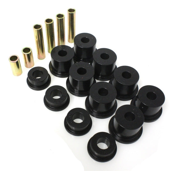 Energy Suspension 80-98 Ford F250/F350 4WD w/ 2 inch ID Black Front Spring Bushing Set - Bull Strap