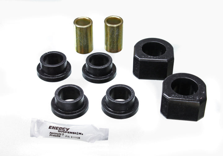 Energy Suspension 81-91 Denali XL/Suburban 4WD Black 1-1/4in OD Front Sway Bar Bushing Set - Bull Strap