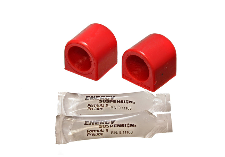 Energy Suspension 87-92 Toyota Supra Red 23mm Rear Sway Bar Bushing Set - Bull Strap