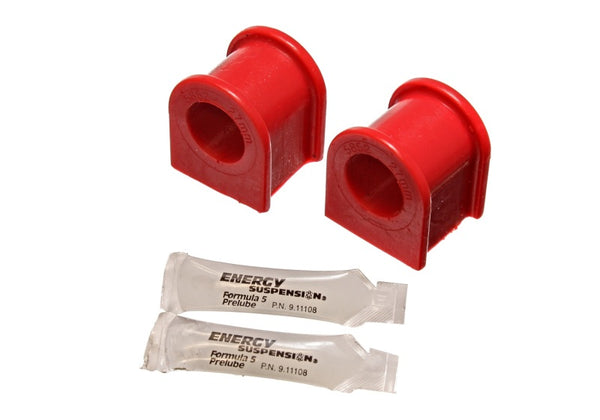 Energy Suspension 87-92 Toyota Supra Red 27mm Front Sway Bar Bushing Set - Bull Strap