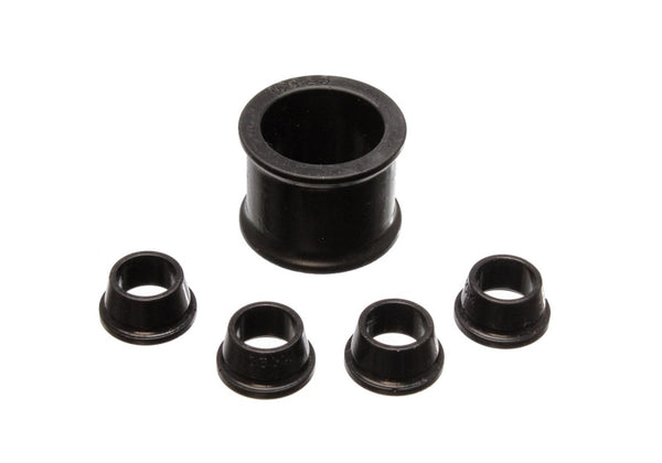 Energy Suspension 88-91 Honda Civic/CRX Black Power Steering Rack Bushing Set - Bull Strap
