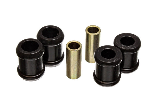 Energy Suspension 88-98 GM Silverado 1/2 Ton C-10/C1500 P/U 2WD Black Rear Shock Bushing Set - Bull Strap