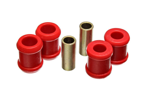 Energy Suspension 88-98 GM Silverado 1/2 Ton C-10/C1500 P/U 2WD Red Rear Shock Bushing Set - Bull Strap