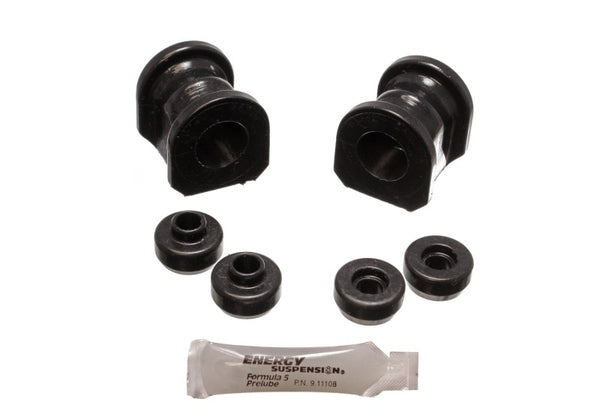 Energy Suspension 89-94 Nissan 240SX (S13) Black 24mm Front Sway Bar Bushing Set - Bull Strap