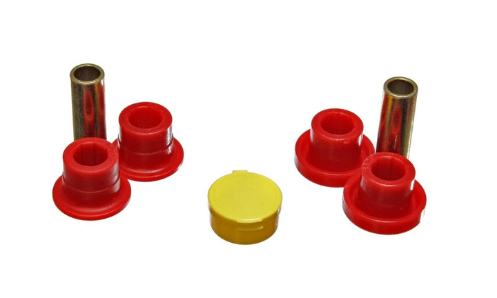 Energy Suspension 89-94 Nissan 240SX (S13) Red Front Control Arm Bushing Set - Bull Strap
