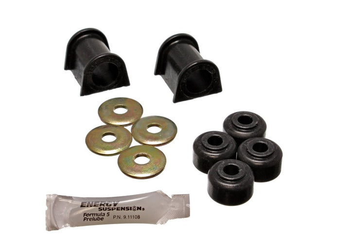 Energy Suspension 90-94 Mitsubishi Eclipse AWD Black 20mm Front Sway Bar Bushings (Sway bar end link - Bull Strap