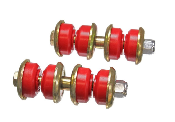 Energy Suspension 90-97 Honda Accord/Odyssey Red Front End Links - Bull Strap