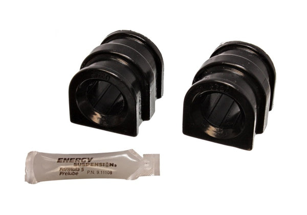 Energy Suspension 91-02 Saturn S-Series Black 28.5mm Front Sway Bar Bushings - Bull Strap
