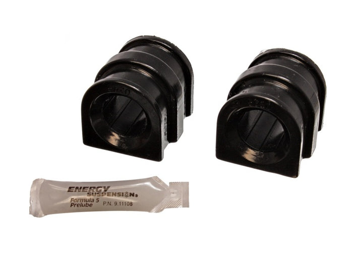 Energy Suspension 91-02 Saturn S-Series Black 28.5mm Front Sway Bar Bushings - Bull Strap