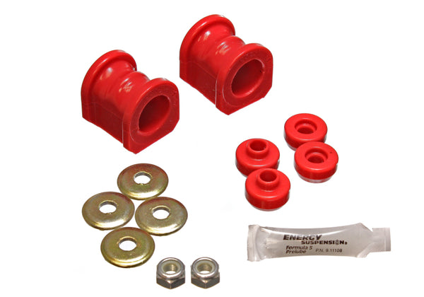 Energy Suspension 91-94-Nissan Sentra/NX1600/2000 Red 27mm Front Sway Bar Frame Bushings (Sway bar e - Bull Strap