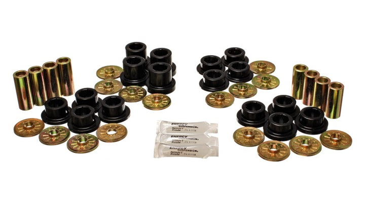 Energy Suspension 92-02 Dodge Viper Black Rear Control Arm Bushing Set - Bull Strap