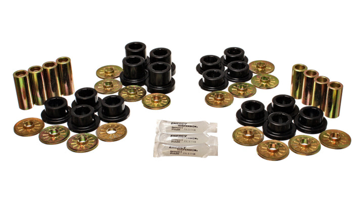 Energy Suspension 92-02 Dodge Viper Black Rear Control Arm Bushing Set - Bull Strap