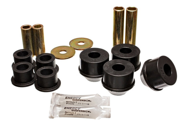 Energy Suspension 92-95 Toyota MR2 Black Front Control Arm Bushing Set (includes Strut Bushings) - Bull Strap