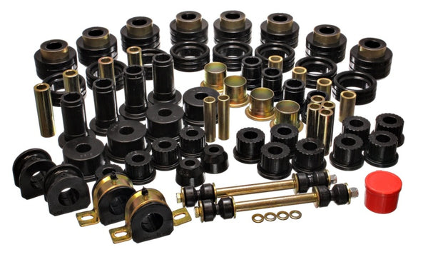 Energy Suspension 94-01 Dodge Ram 1500 2WD / 94-02 Ram 2500/3500 2WD Black Hyper-flex Master Bushing - Bull Strap