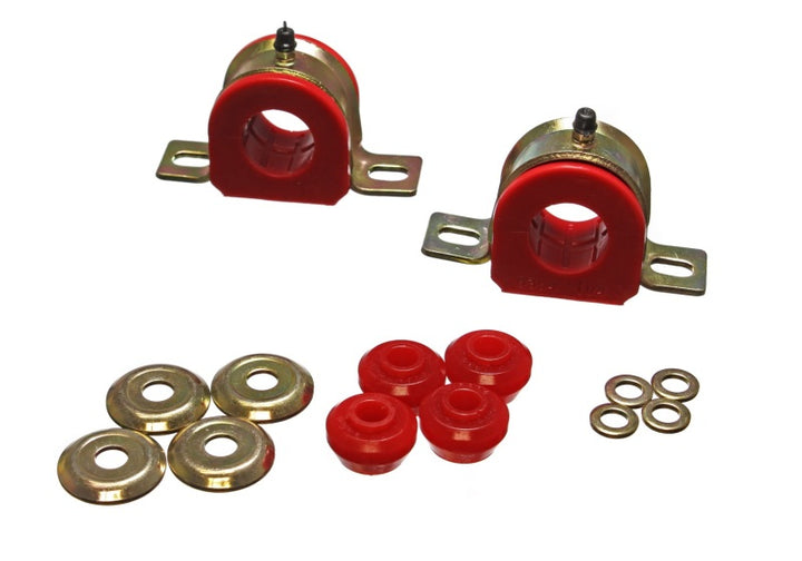 Energy Suspension 94-01 Dodge Ram 1500 / 94-02 Ram 2500/3500 4WD Red 30mm Front Sway Bar Bushings - Bull Strap