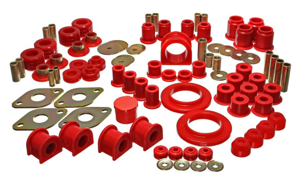 Energy Suspension 95-6/00 Toyota 4WD Pickup (Except T-100 & Tundra)  Red Hyper-Flex Master Bushing S - Bull Strap