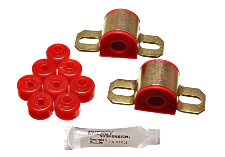 Energy Suspension 95-98 Nissan 240SX (S14) Red 16mm Rear Sway Bar Frame Bushings (Sway bar end link - Bull Strap