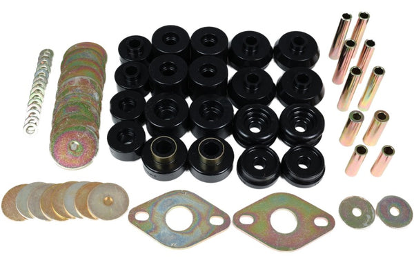 Energy Suspension 96-99 Toyota 4Runner 2WD/4WD Black Body Mount Bushing Set - Bull Strap