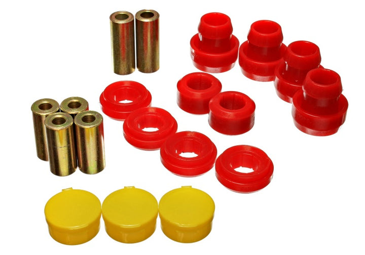 Energy Suspension 97-01 Honda Prelude (Type SH only) Red Front Control Arm Bushing Set - Bull Strap