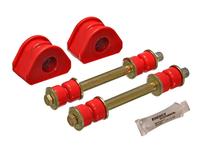 Energy Suspension 97-03 Ford F150 4wd/F250 Light Duty 4WD Red 27mm Front Sway Bar Bushing Set - Bull Strap