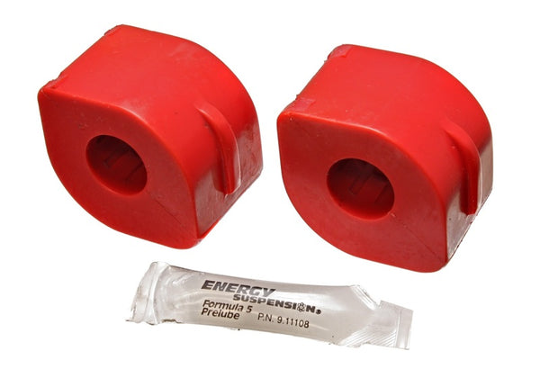 Energy Suspension 97-04 Chevy Corvette Red 23mm Front Sway Bar Frame Bushing Set - Bull Strap