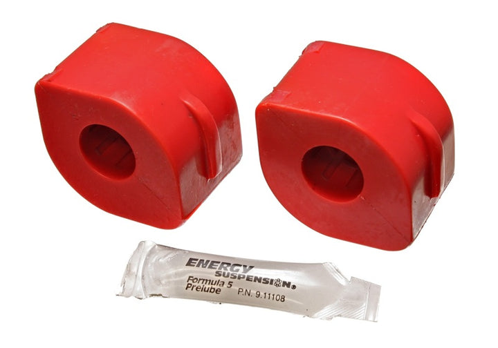 Energy Suspension 97-04 Chevy Corvette Red 23mm Front Sway Bar Frame Bushing Set - Bull Strap