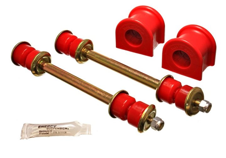 Energy Suspension 98-10 Mazda B-Series 4WD 29mm Red Front Sway Bar Bushing Set - Bull Strap
