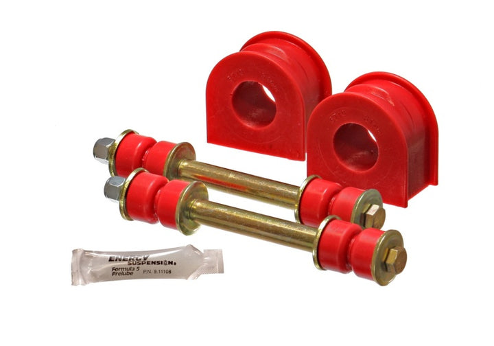 Energy Suspension 99-04 Ford F150 Lightning 2WD 31mm Red Front Sway Bar Bushing Set (Inc E/Links) - Bull Strap