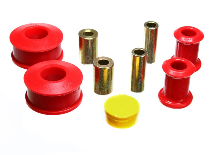 Energy Suspension 99-06 VW Golf IV/GTI/JettaIV / 98-06 Beetle Red Front End Control Arm Bushing Set - Bull Strap