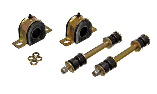Energy Suspension Gm 1-1/8in Greaseable S/B Set - Black - Bull Strap