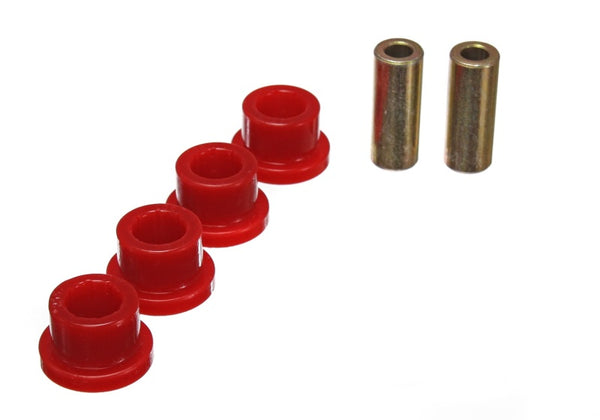 Energy Suspension OD 1.37 in, ID .875 in (Bushing Dims) Red Universal Link - Flange Type Bushiings - Bull Strap